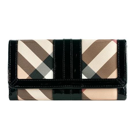 burberry london check id wallet|burberry continental wallet.